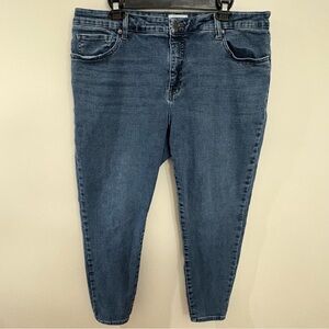 Pistola Arielle Skinny Jeans Mid Rise Medium Blue Wash Stretch Women’s Size 18W